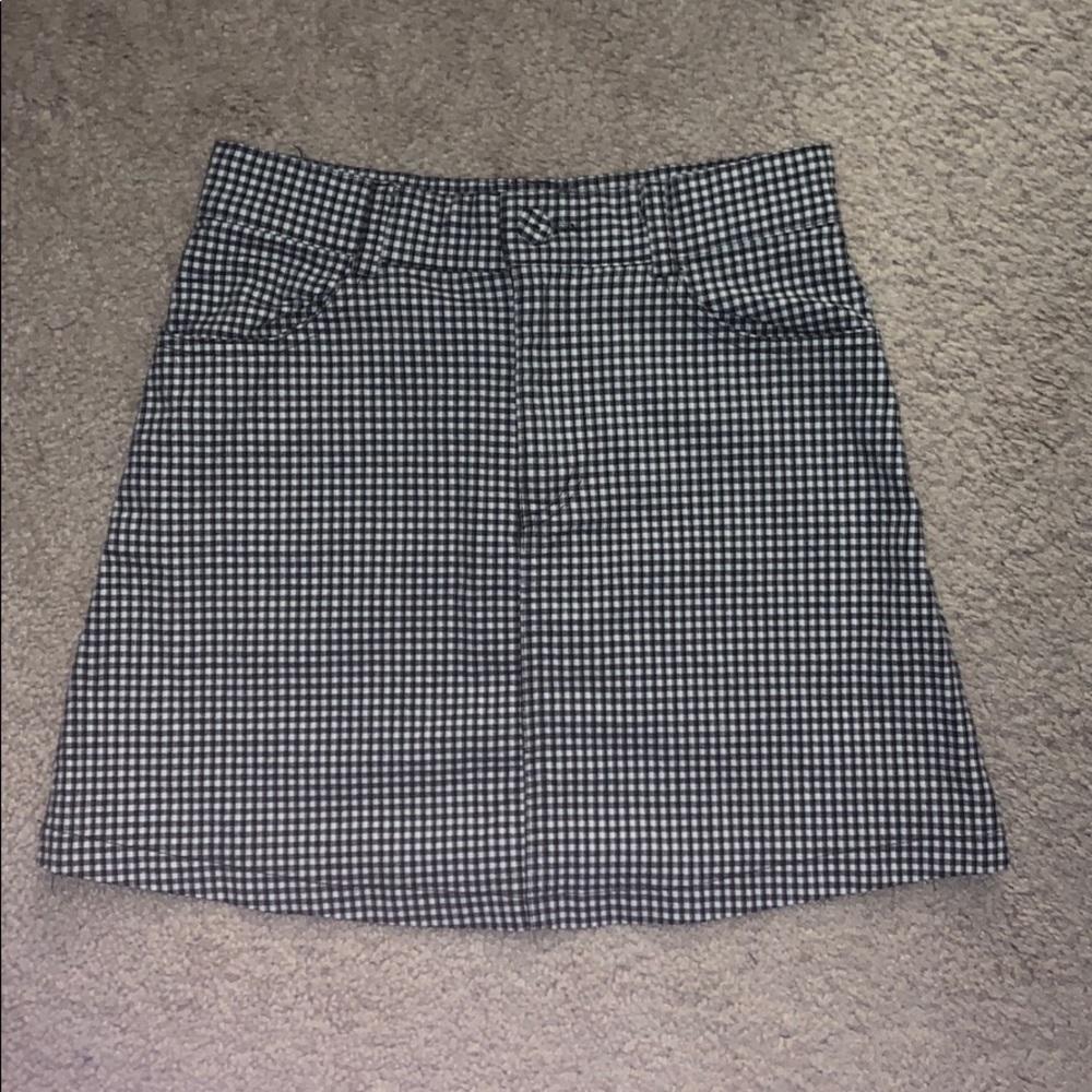 Brandy Melville checkered skirt